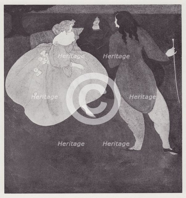 A Nocturne of Chopin, 1895. Creator: Aubrey Beardsley.