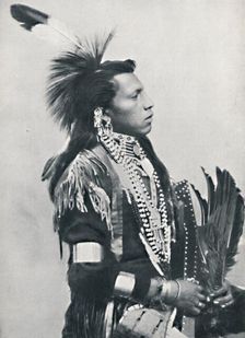 A North American Indian chief (profile), 1912