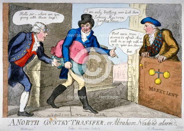 'A North Country Transfer...', 1805. Artist: Unknown