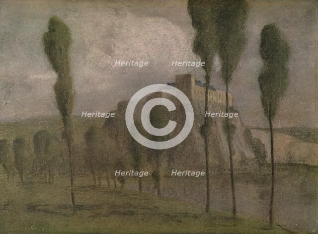 'A Northern Castle', c1900. Artist: Isobelle Ann Dods-Withers.