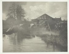 A Norfolk Boat-Yard, 1886. Creator: Peter Henry Emerson