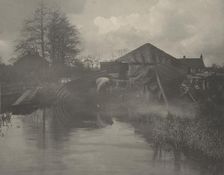 A Norfolk Boat-Yard, 1886. Creators: Dr Peter Henry Emerson, Thomas Frederick Goodall