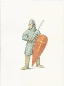 A Norman knight, c1066 (2015). Creator: Judith Dobie