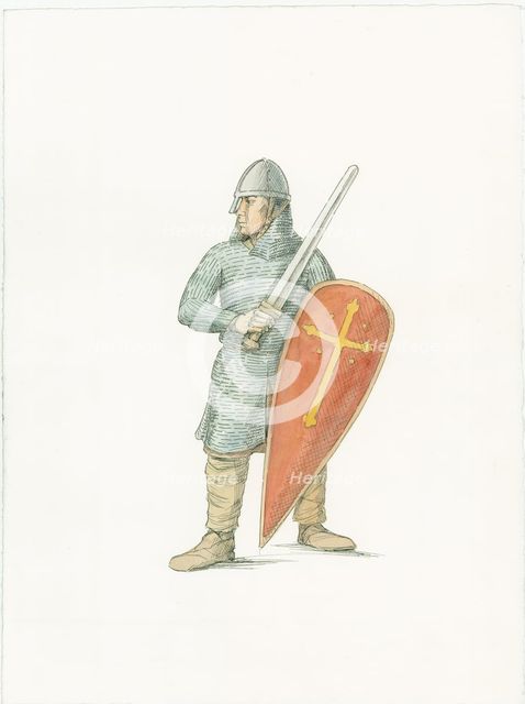 A Norman knight, c1066 (2015). Creator: Judith Dobie.