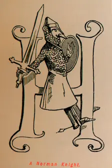 A Norman Knight c1860, (c1860). Artist: John Leech