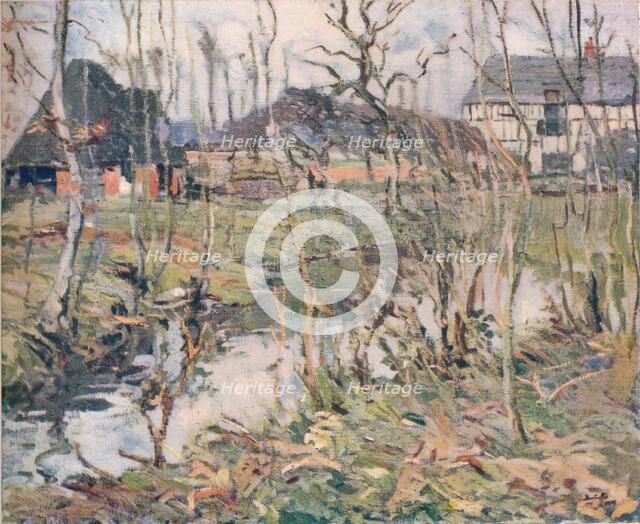 'A Normandy Farm', c1911. Artist: George Oberteuffer.
