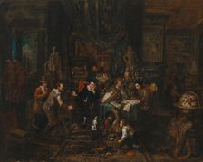 A notary in his office. Creator: Thomas, Gerard (1663-1720)