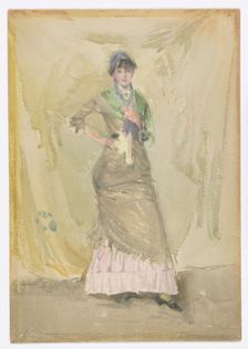 A Note in Green, 1883-1884. Creator: James Abbott McNeill Whistler