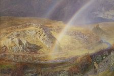 A November Rainbow, Dolwyddelan Valley, November 11, 1866, 1 p.m. 1866. Artist: Alfred William Hunt