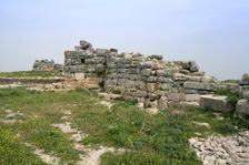 A Numidian wall in Dougga (Thugga), Tunisia. Creator: Samuel Magal