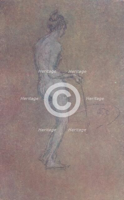 'A Nude Study', c1864, (1904). Artist: James Abbott McNeill Whistler.