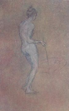 A Nude Study c1864, (1904). Artist: James Abbott McNeill Whistler