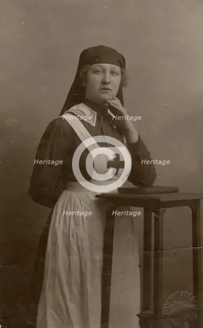 A nurse from Krasny Kerst, Irkutsk resident Zhilkina N., who died at the front, 1917. Creator: Zolotoe Runo.