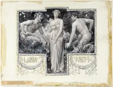 A Nymph, To Whom All Hoofed Satyrs Knelt Head-peice, Part 1, 1885. Creator: Will H. Low
