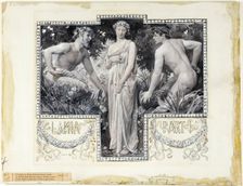 A Nymph, To Whom All Hoofed Satyrs Knelt Head-peice, Part 1, 1885. Creator: Will H. Low