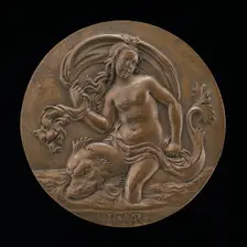 A Nymph on a Dolphin. Creator: Francesco Marti