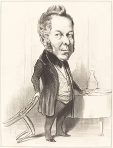 A.P.F. Deslongrais, 1849. Creator: Honore Daumier