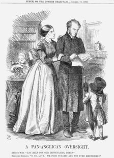 A Pan-Anglican Oversight 1867. Artist: John Tenniel