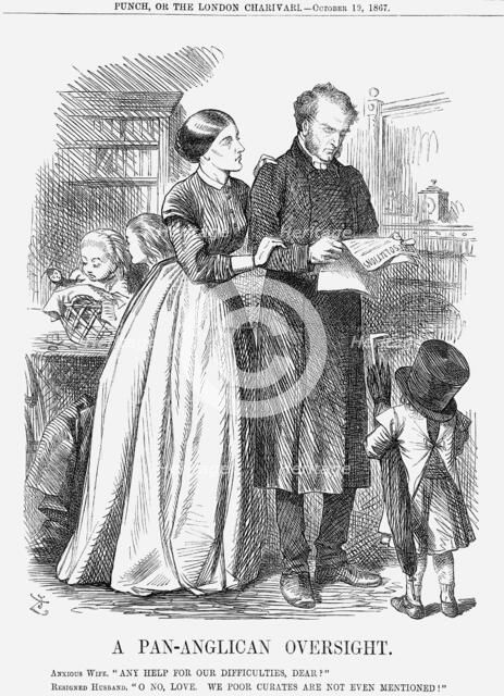 'A Pan-Anglican Oversight', 1867. Artist: John Tenniel