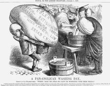 A Pan-Anglican Washing Day 1867. Artist: John Tenniel