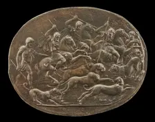 A Panther Hunt. Creator: Giovanni Bernardi