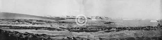 'A Panorama of Cape Roberts Looking North', c1911, (1913).  Artist: T Griffith Taylor.