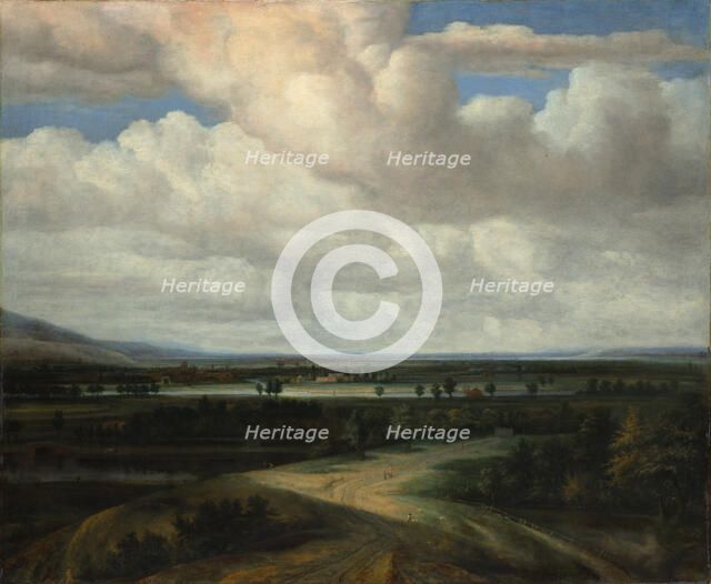 A Panoramic Landscape with a Country Estate, ca. 1649. Creator: Philip Koninck.