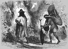A Panos Indian and his Wife on a Journey; Lima and the Andes 1875. Creator: Unknown