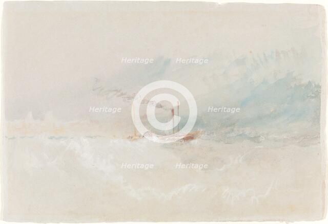 A Packet Boat off Dover, c. 1836. Creator: JMW Turner.