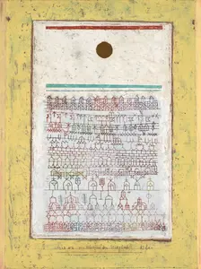 A Page from the Book of Towns, 1928. Creator: Paul Klee