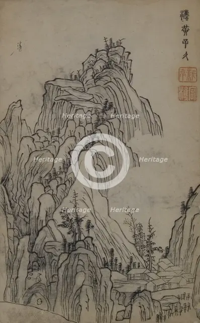 A Page from the Jie Zi Yuan. Creator: Li Liufang.