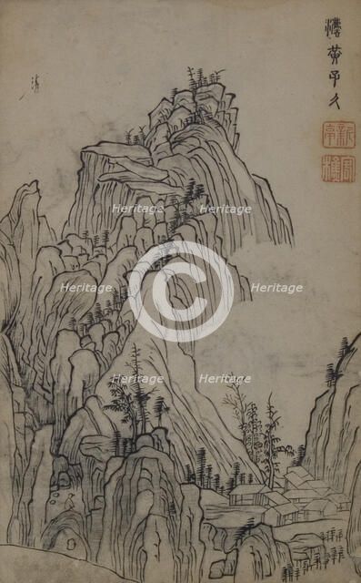 A Page from the Jie Zi Yuan. Creator: Li Liufang.