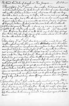 A page from the journal of John Newton, 1750-1754 (1965)