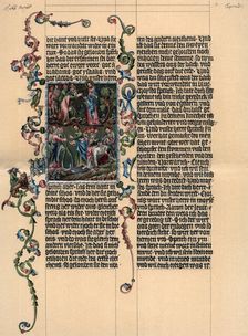 A page from the Wenzel Bible, c1400, (1903)