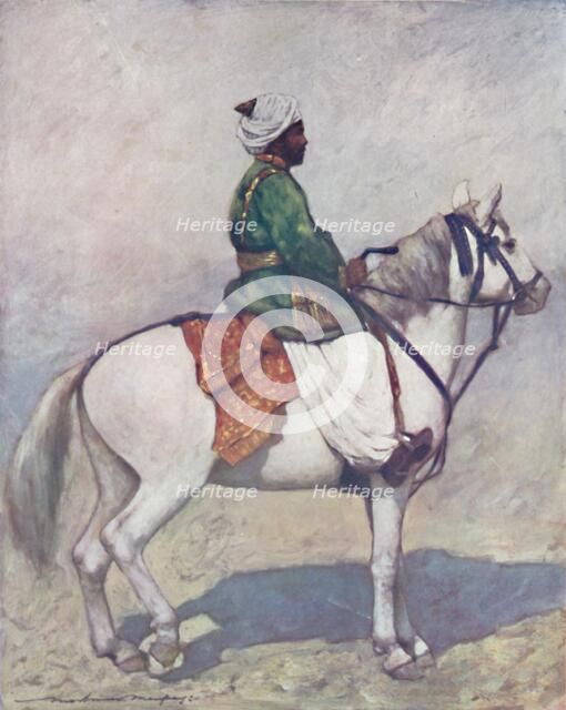 'A Paithan Horseman', 1903. Artist: Mortimer L Menpes.