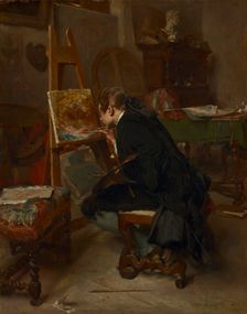 A Painter, 1855. Creator: Ernest Meissonier (French, 1815-1891)