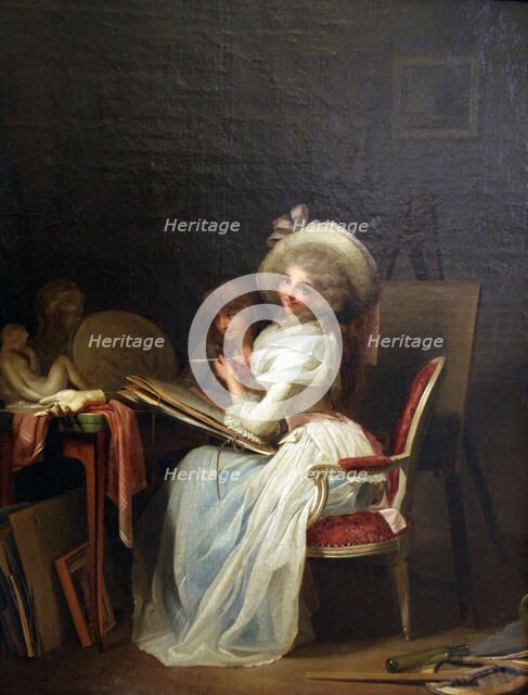 'A Painter', c1785. Artist: Louis Leopold Boilly