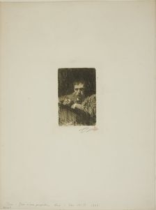 A Painter-Etcher (Self-Portrait), 1889. Creator: Anders Leonard Zorn