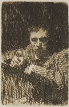 A Painter-Etcher (Self-Portrait), 1889. Creator: Anders Leonard Zorn