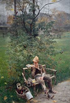 A Painter's Apprentice, 1890. Creator: Jacek Malczewski