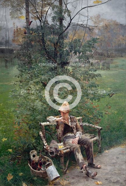 A Painter's Apprentice, 1890. Creator: Jacek Malczewski.