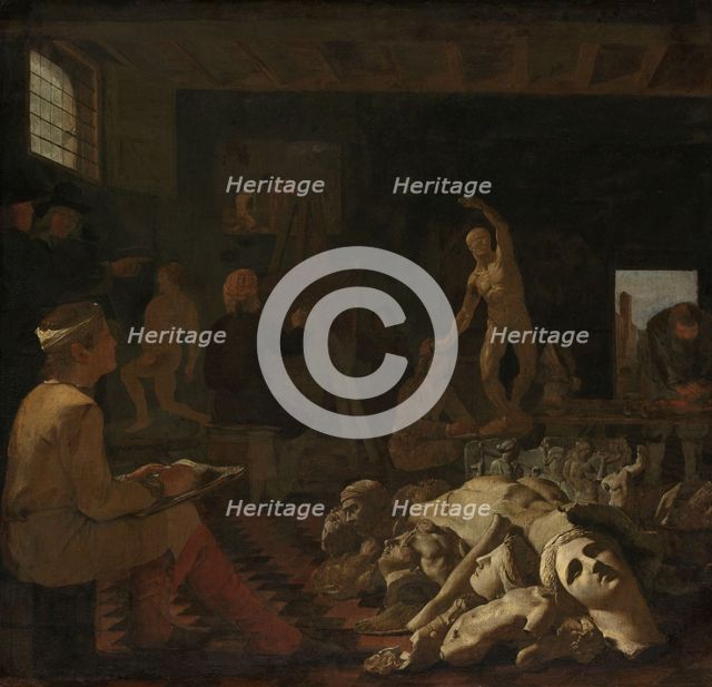 A Painter’s Studio, c.1646-c.1650. Creator: Michiel Sweerts.