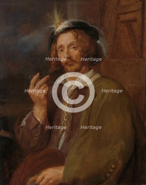 A Painter Smoking a Pipe, 1630-1640. Creator: Unknown.