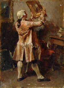 A Painting Lover 19th century. Artist: Jean Louis Ernest Meissonier