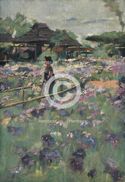 A painting on a Japanese theme, 1898. Artist: Percy Sturdee