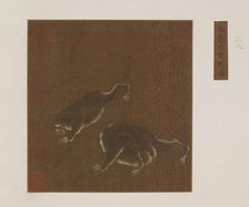 A Pair of Three-legged Toads, Ming dynasty, 1368-1644. Creator: Unknown