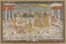 A Palace scene, 18th century. Creator: Unknown