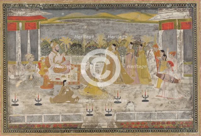 A Palace scene, 18th century. Creator: Unknown.