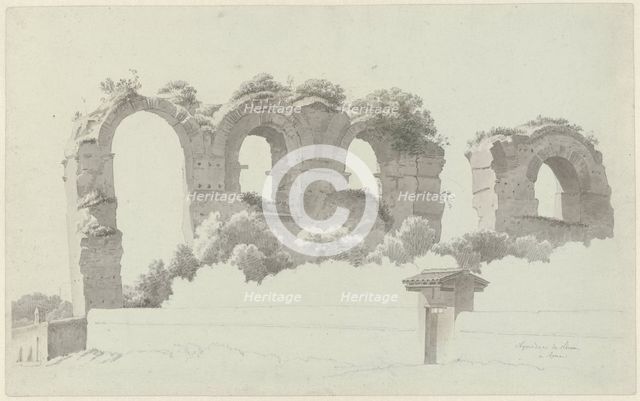 A Part of an Aqueduct in Rome, c.1809-c.1812. Creator: Josephus Augustus Knip.