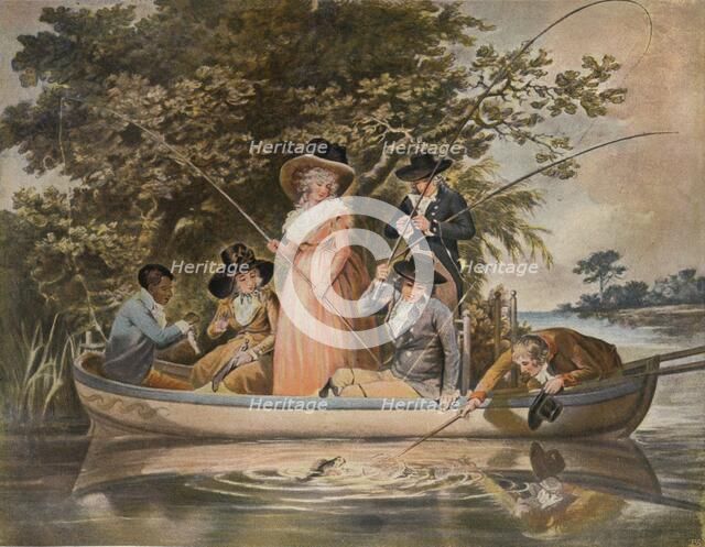 A Party Angling, 1789, (1902). Artist: George Keating